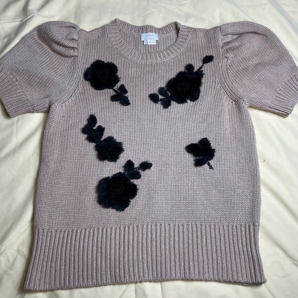 kate spade Tops - Kate Spade New York Beige Knit Sweater